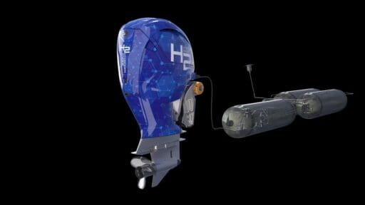 Yamaha - world's first hydrogen-powered outboard engine